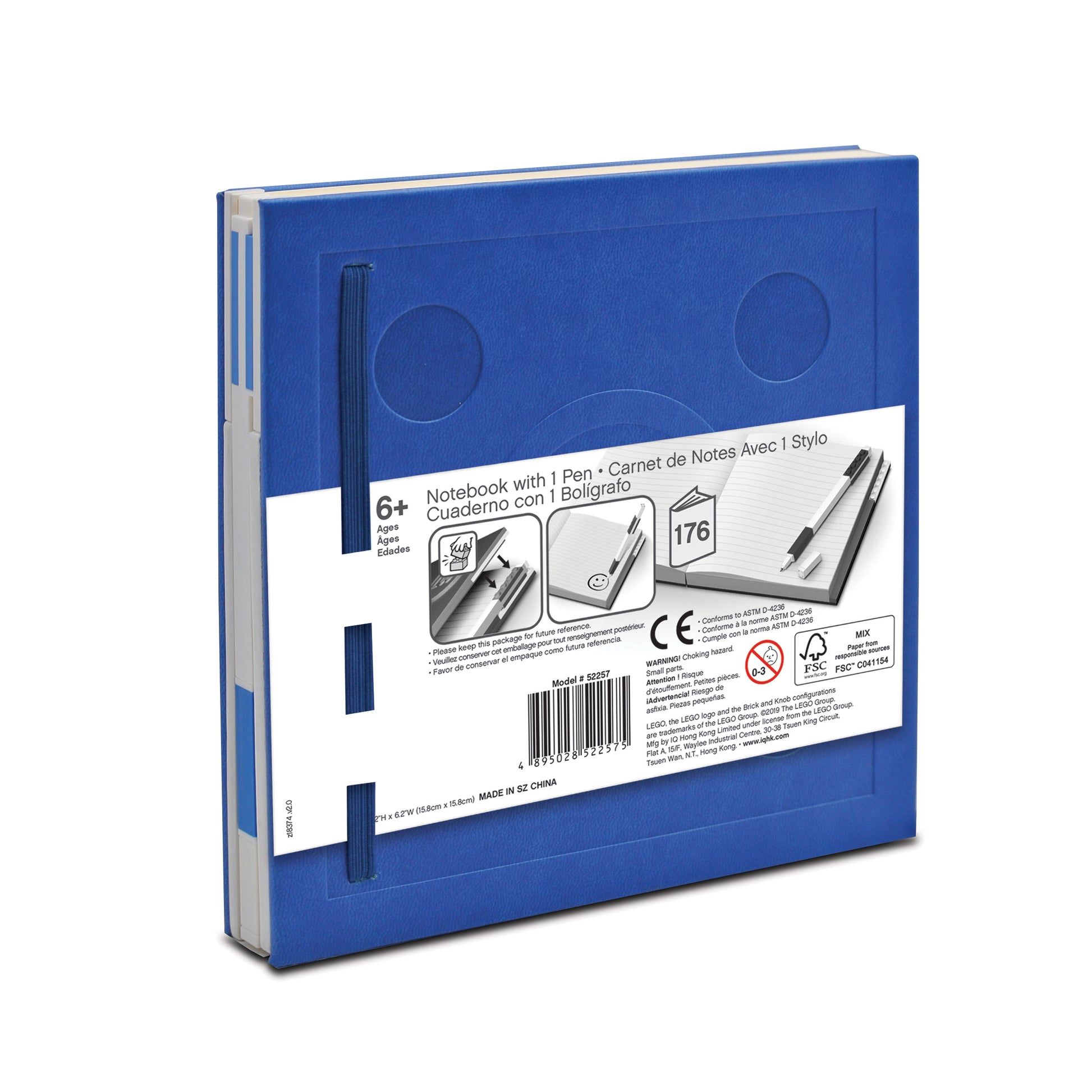 LEGO® Notebook with Gel Pen - Blue