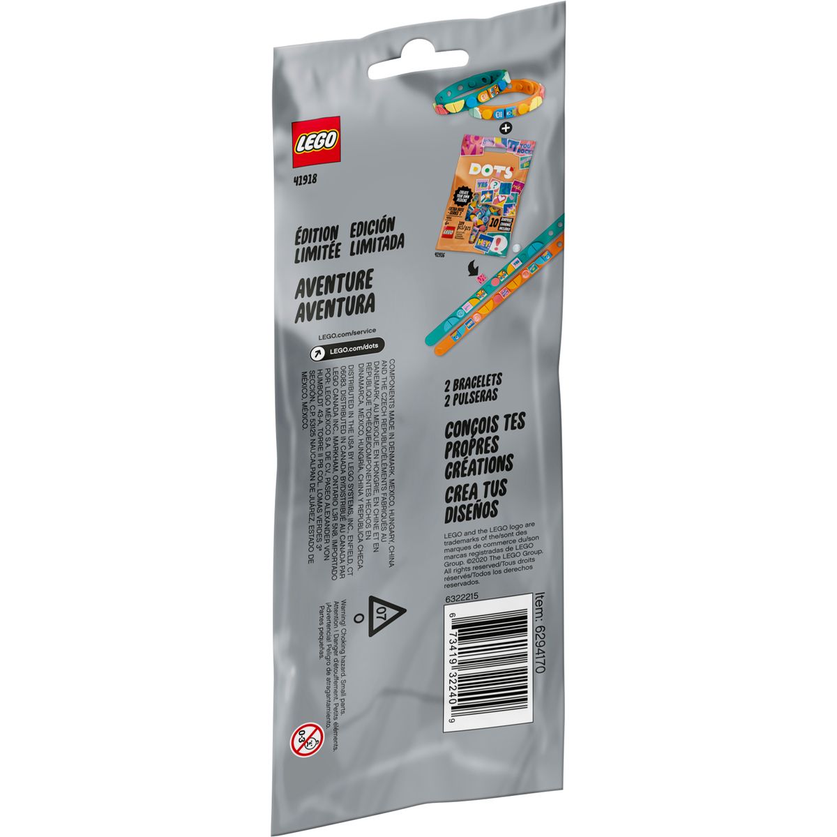 LEGO Dots Adventure Bracelets 41918
