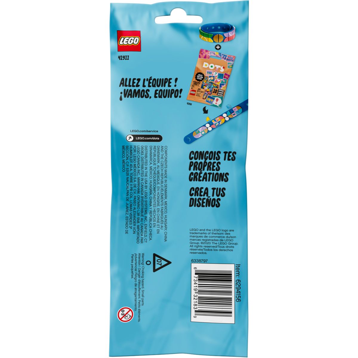 LEGO Dots Go Team! Bracelet 41911