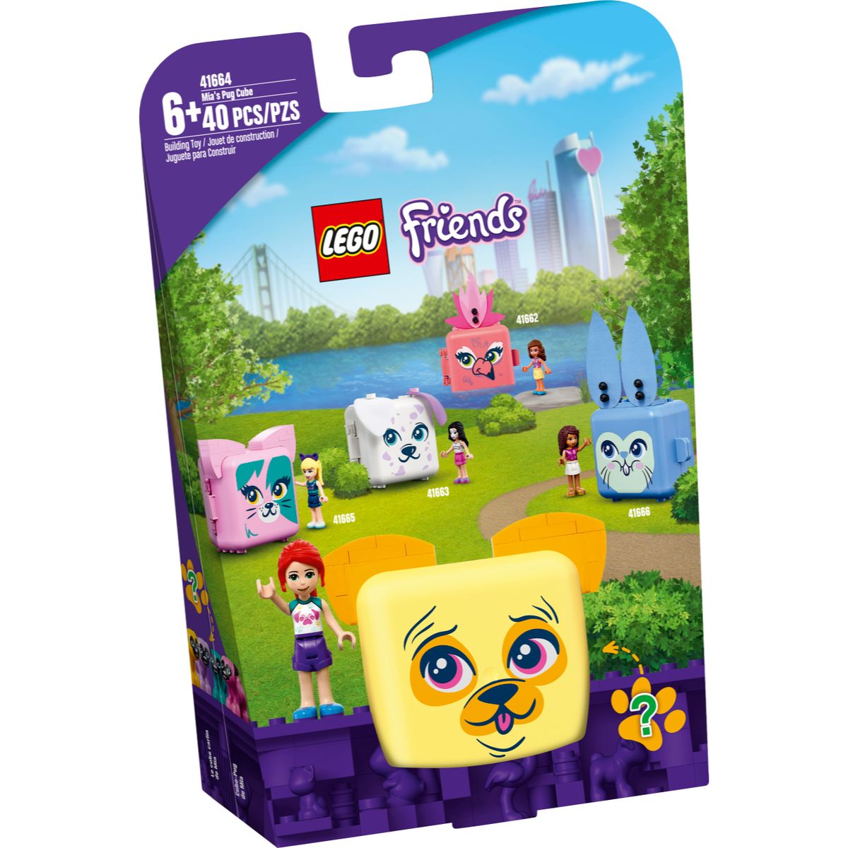 LEGO Friends Mia's Pug Cube Set 41664