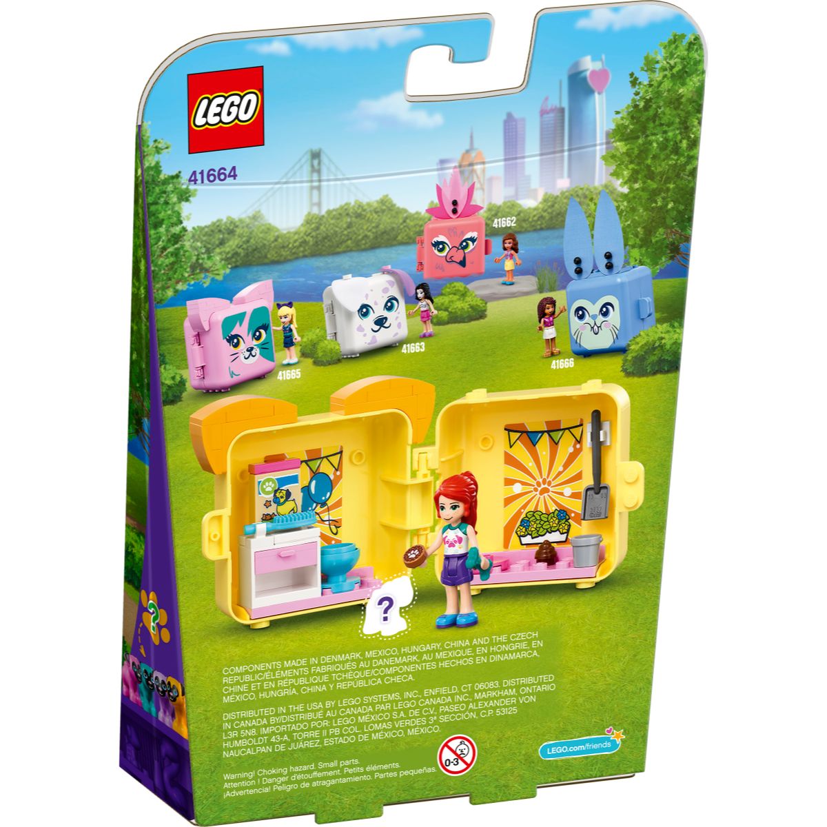 LEGO Friends Mia's Pug Cube Set 41664