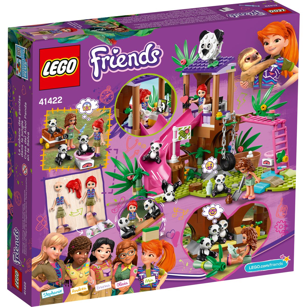 LEGO Friends Panda Jungle Tree House Set 41422