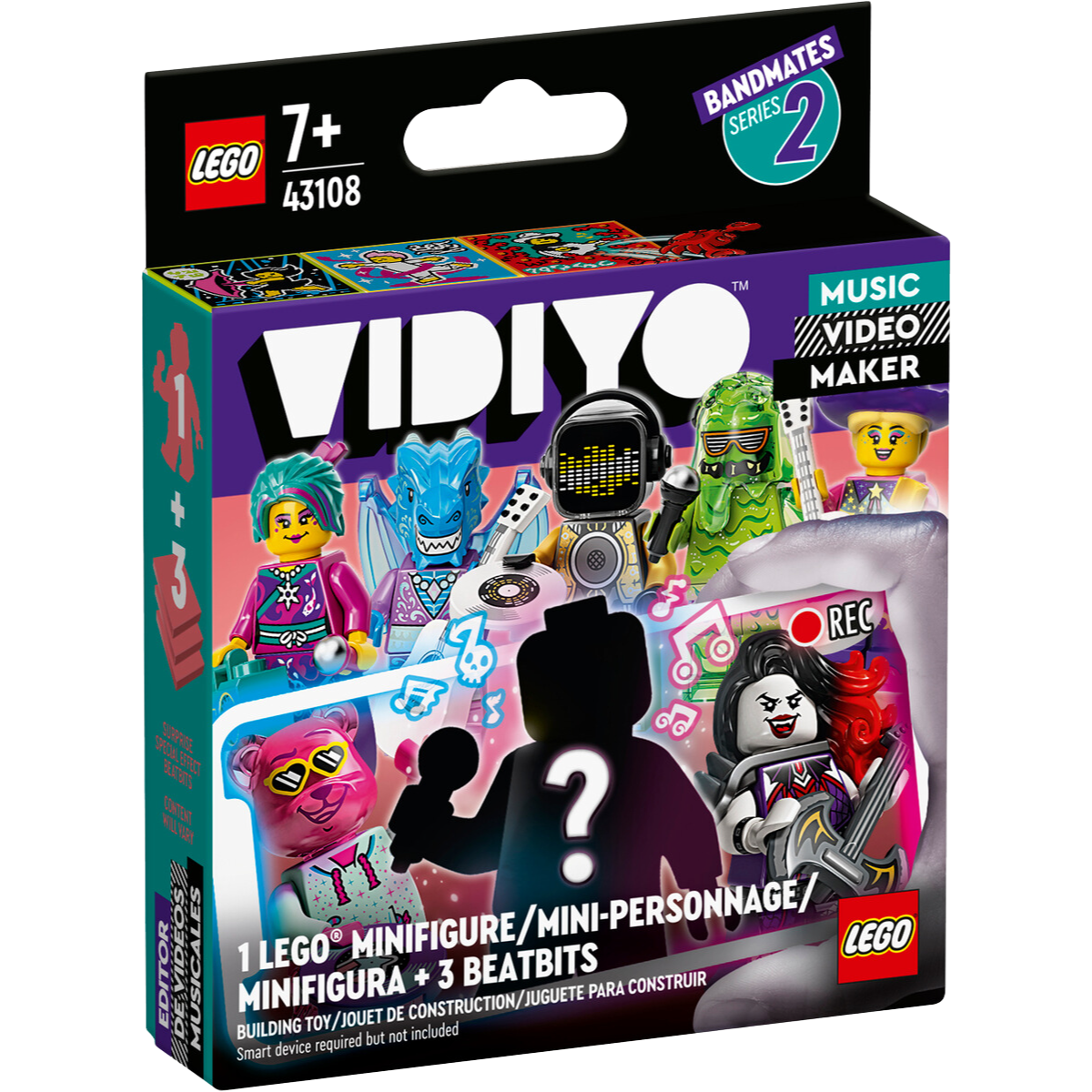 LEGO® Blind Box Vidiyo Bandmates Series 2 Minifigure 43108