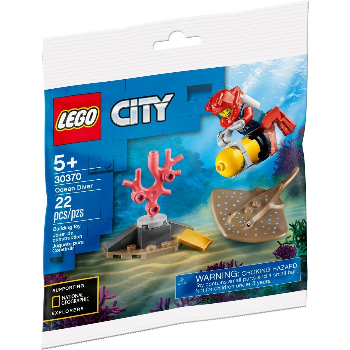 LEGO City Diver Polybag 30370 Brick Overload