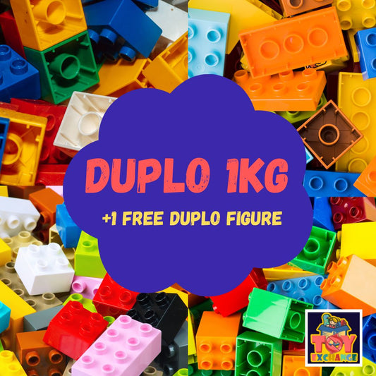 1KG Loose LEGO® DUPLO and 1 Minifigure Pre-Loved Pack