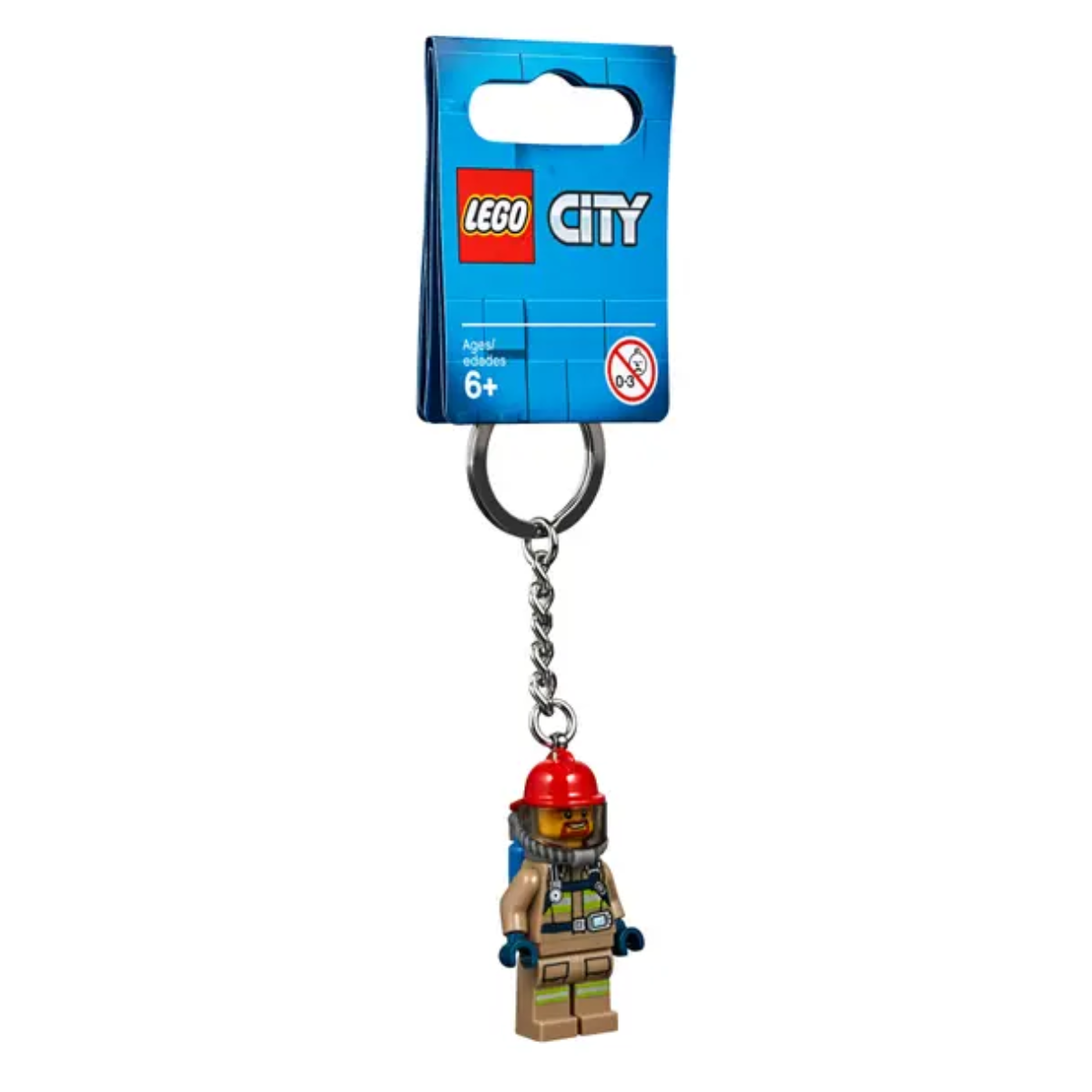 LEGO® City Firefighter Key Chain Keyring