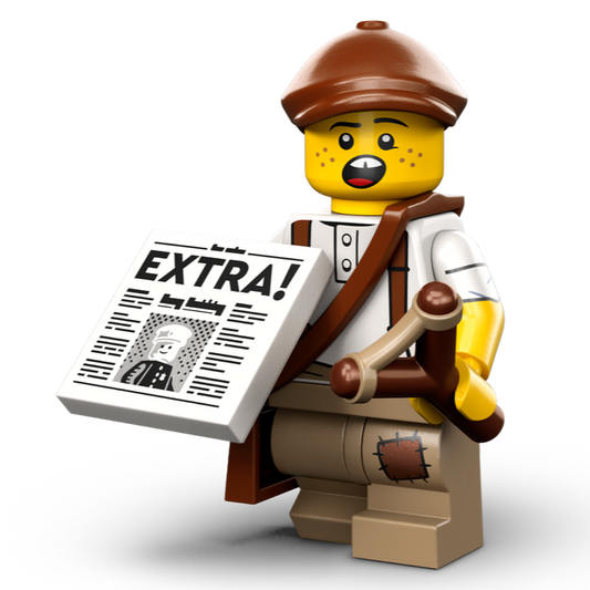 LEGO® Newspaper Kid Series 24 Minifigure 71037