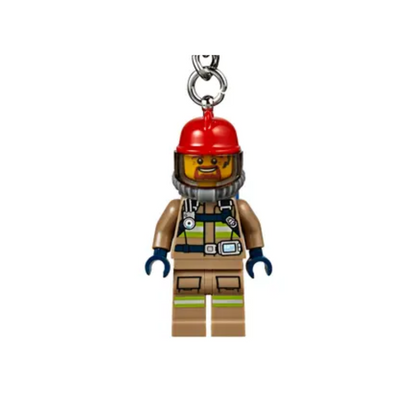 LEGO® City Firefighter Key Chain Keyring