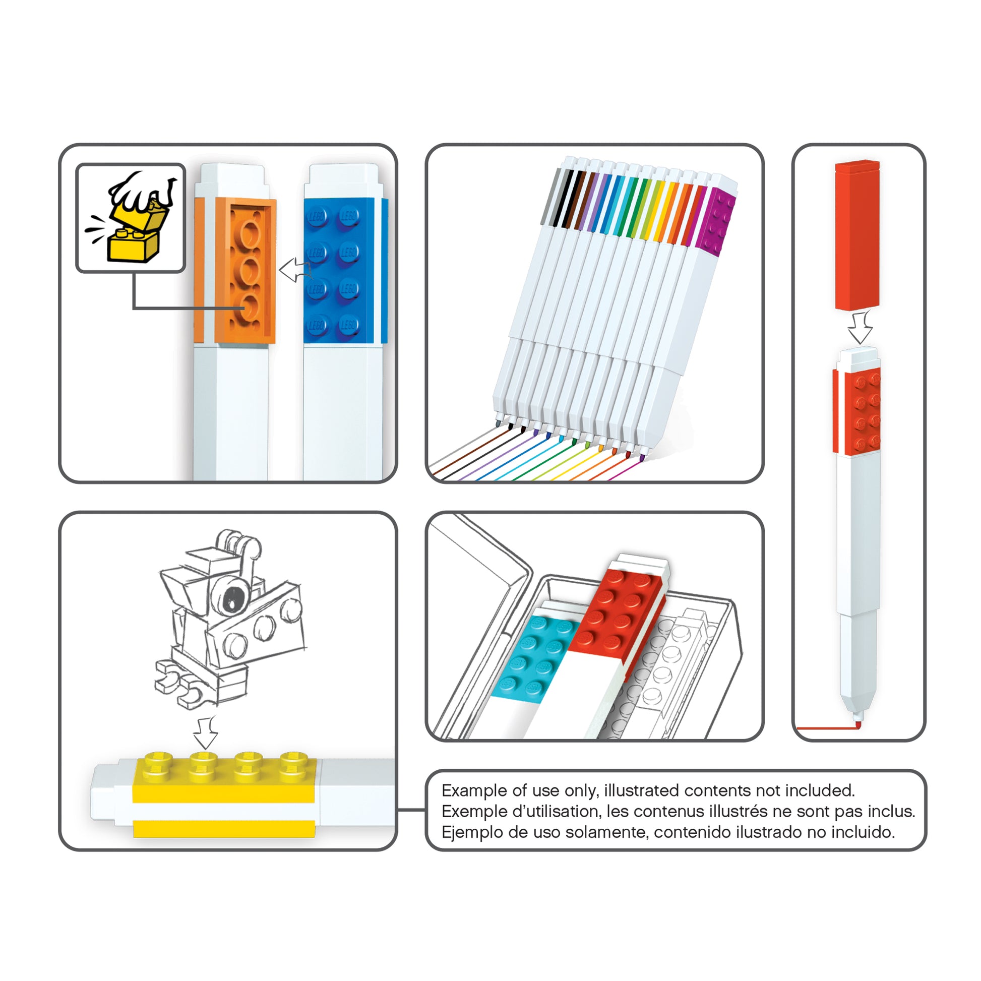 LEGO® Markers 12 Pack