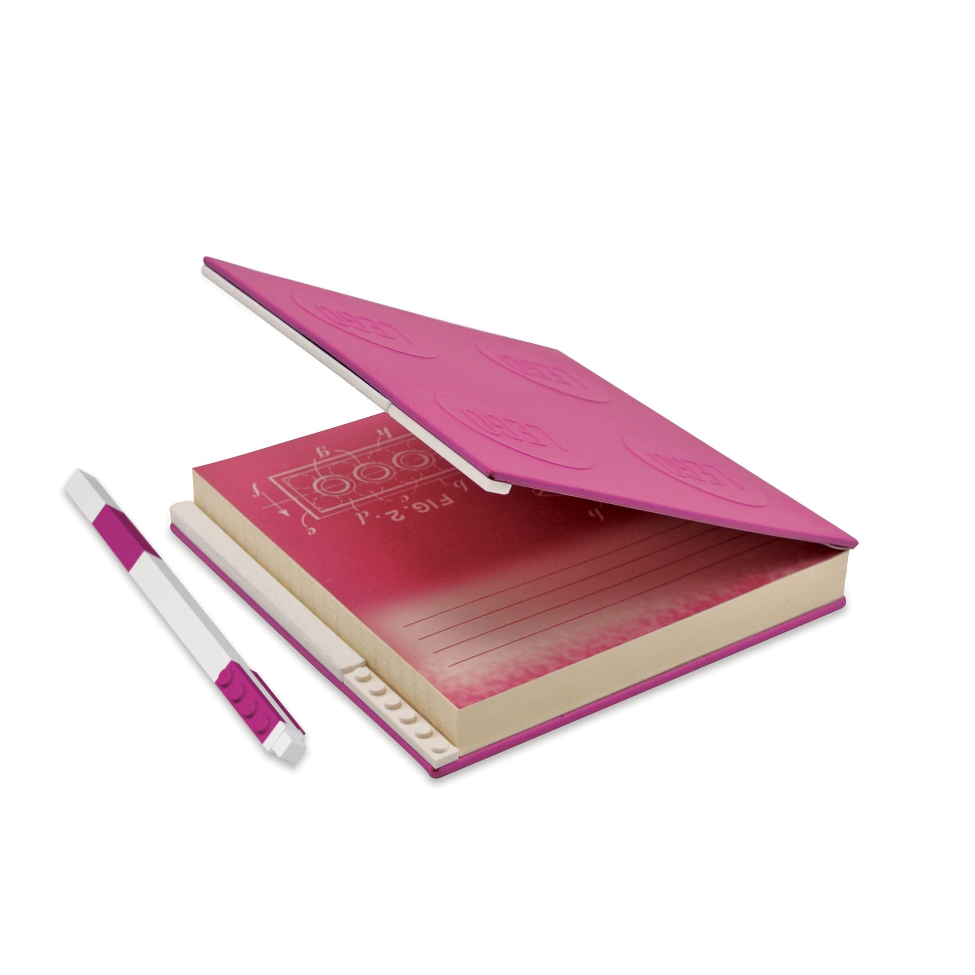 LEGO® Notebook with Gel Pen - Violet