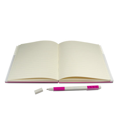 LEGO® Notebook with Gel Pen - Violet