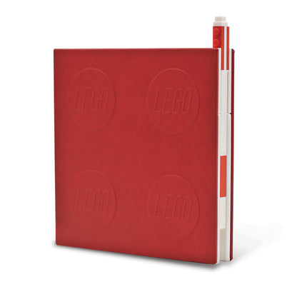 LEGO® Notebook with Gel Pen - Red