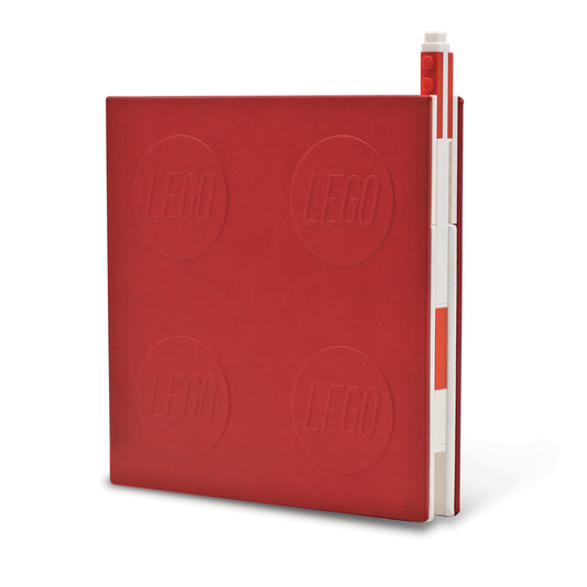 LEGO® Notebook with Gel Pen - Red