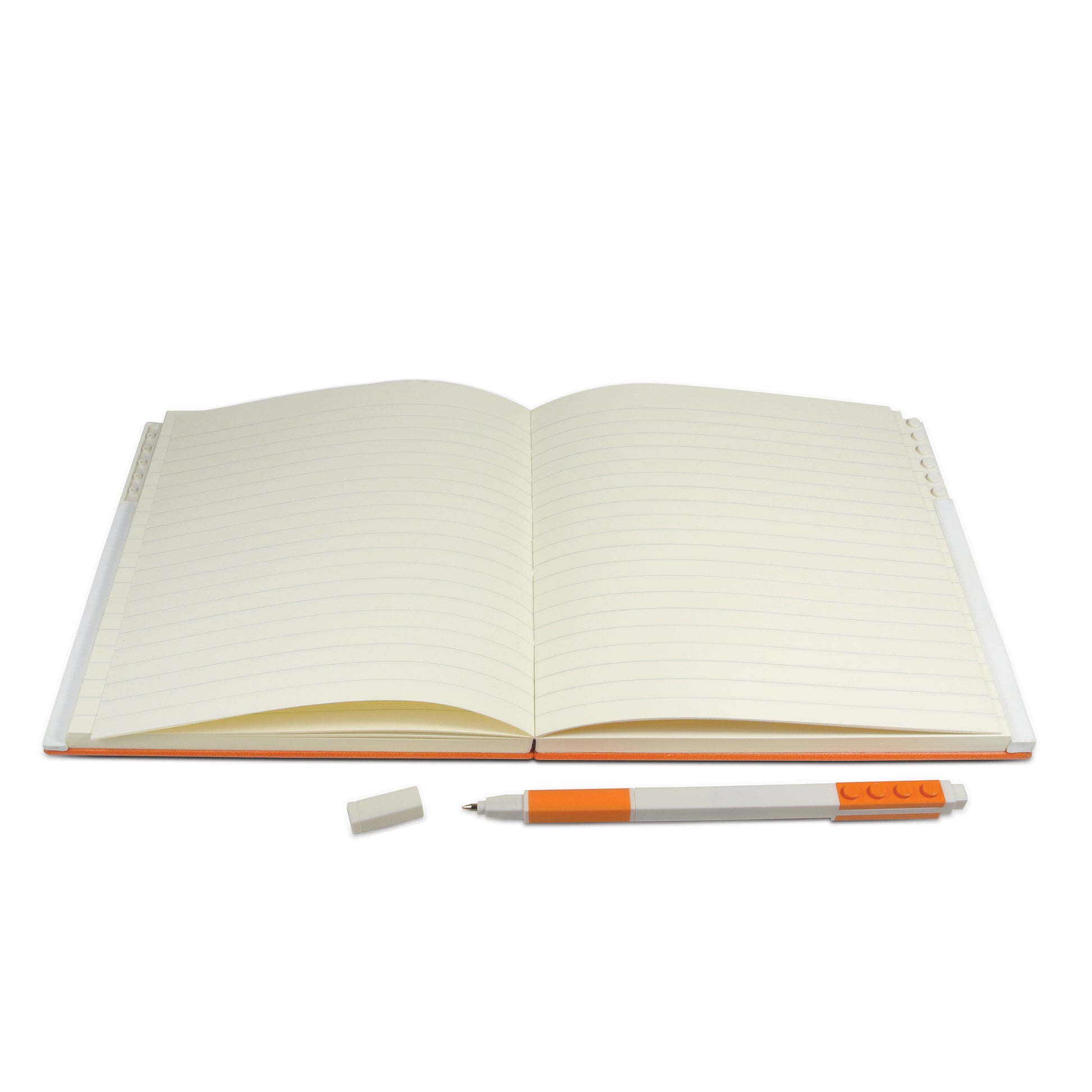 LEGO® Notebook with Gel Pen - Orange