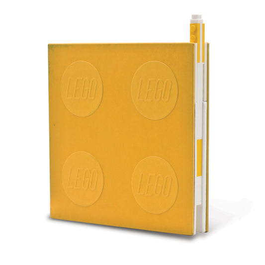 LEGO® Notebook with Gel Pen - Yellow