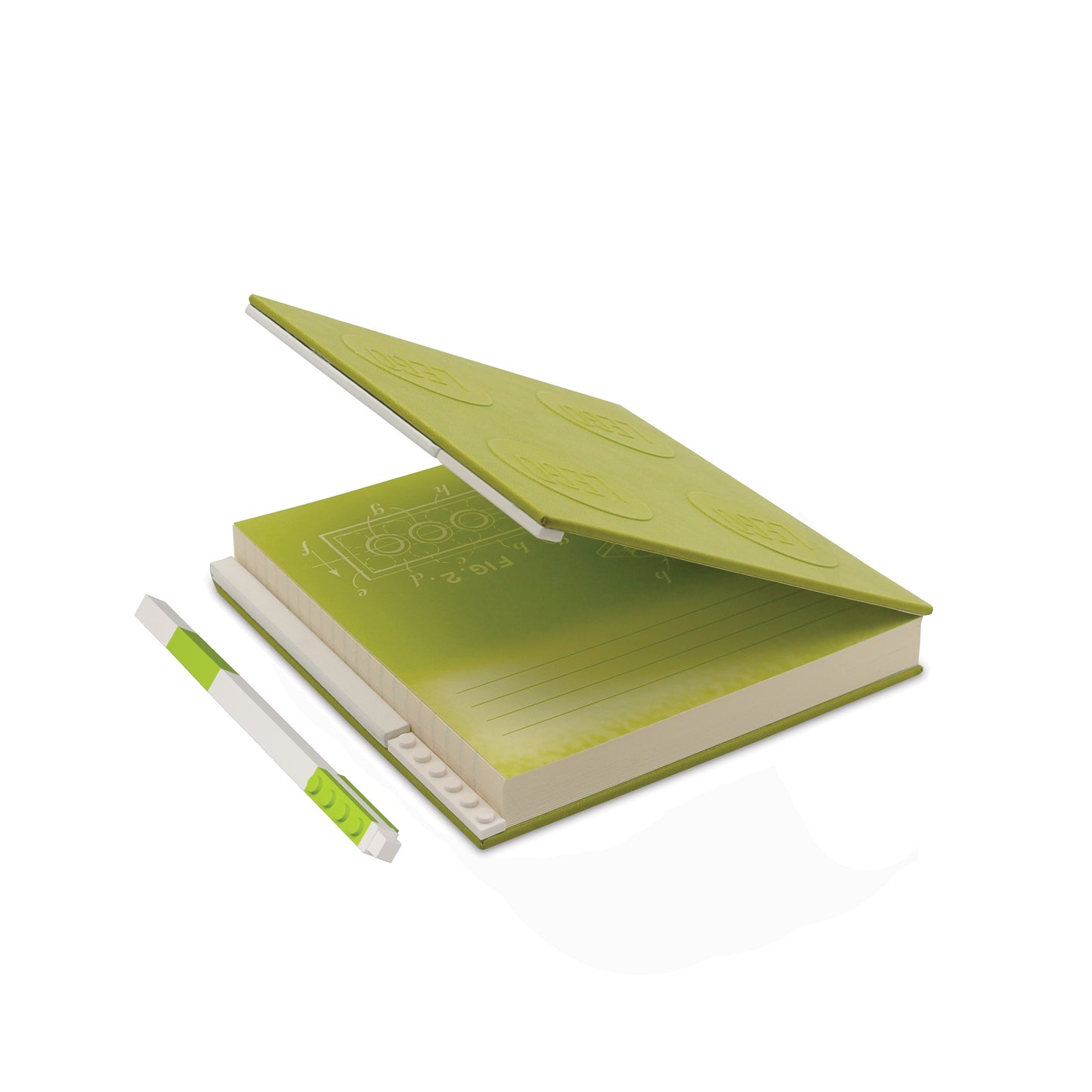 LEGO® Notebook with Gel Pen - Lime