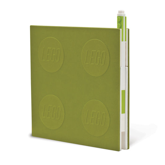 LEGO® Notebook with Gel Pen - Lime