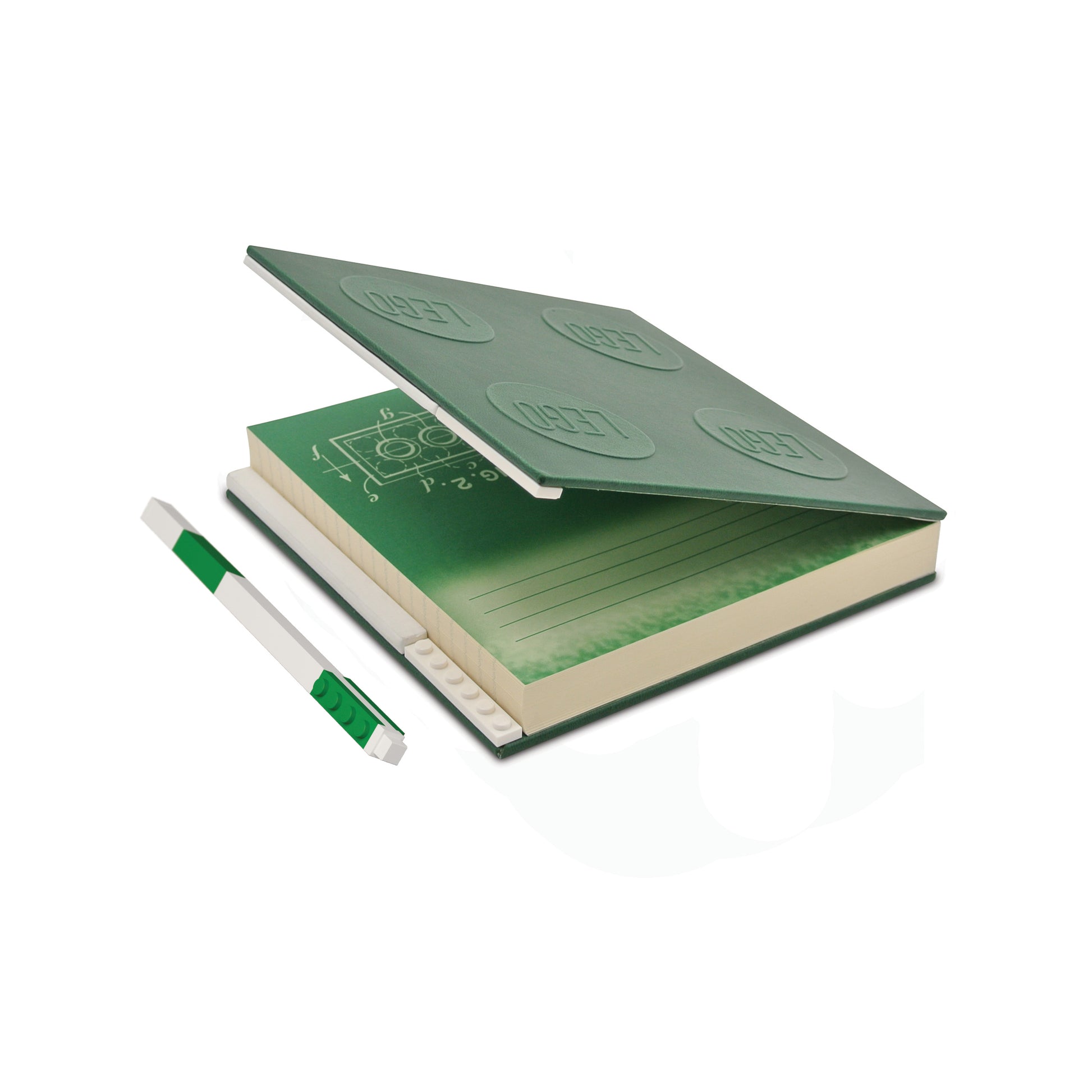 LEGO® Notebook with Gel Pen - Green