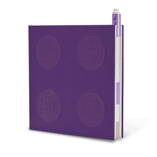 LEGO® Notebook with Gel Pen - Lavender