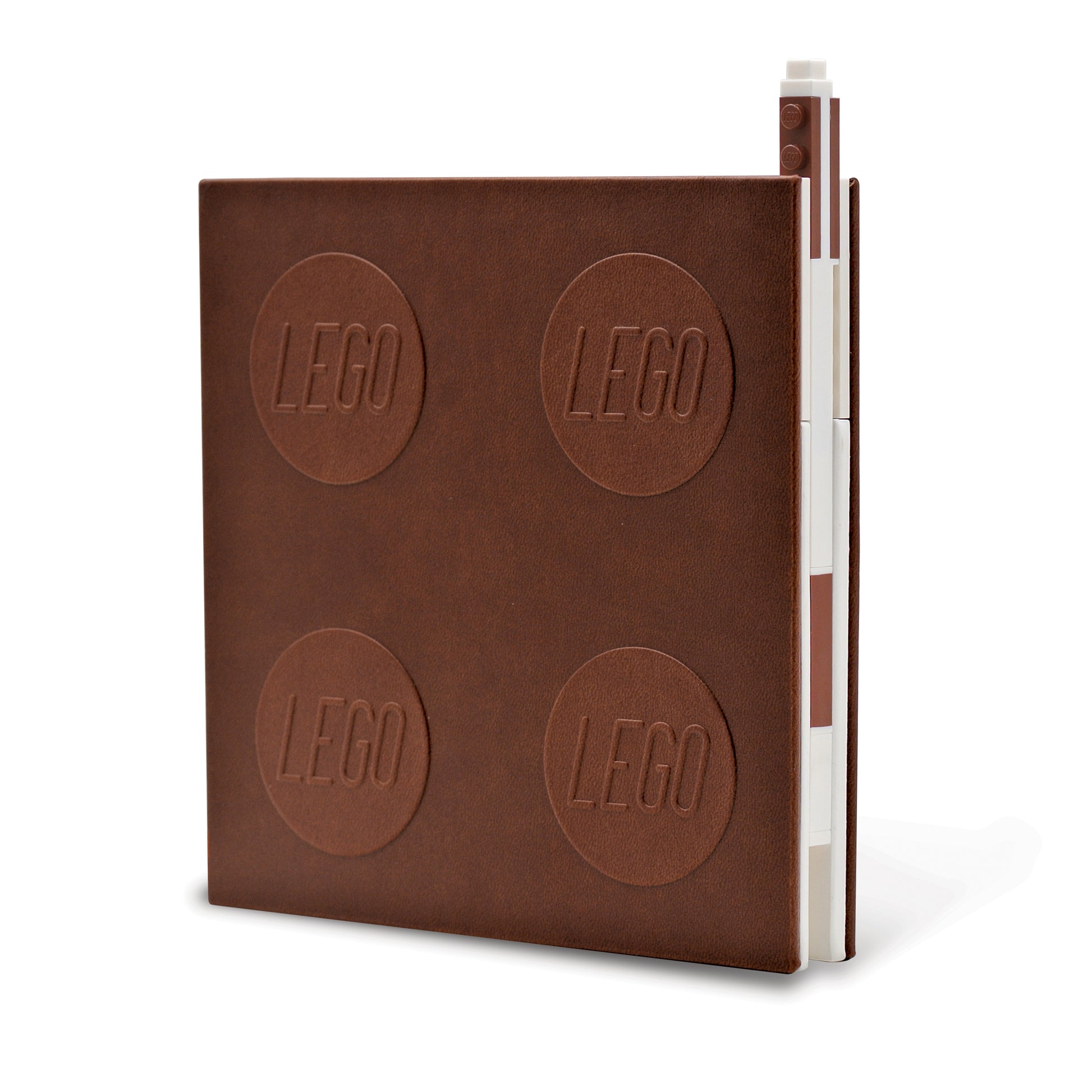 LEGO® Notebook with Gel Pen - Brown