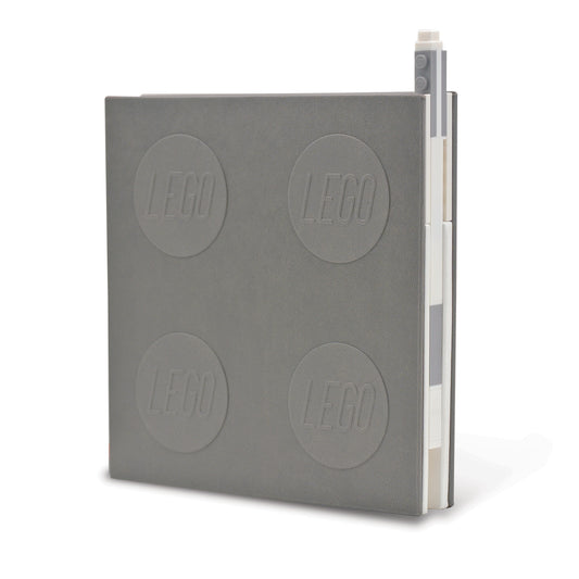 LEGO® Notebook with Gel Pen - Grey