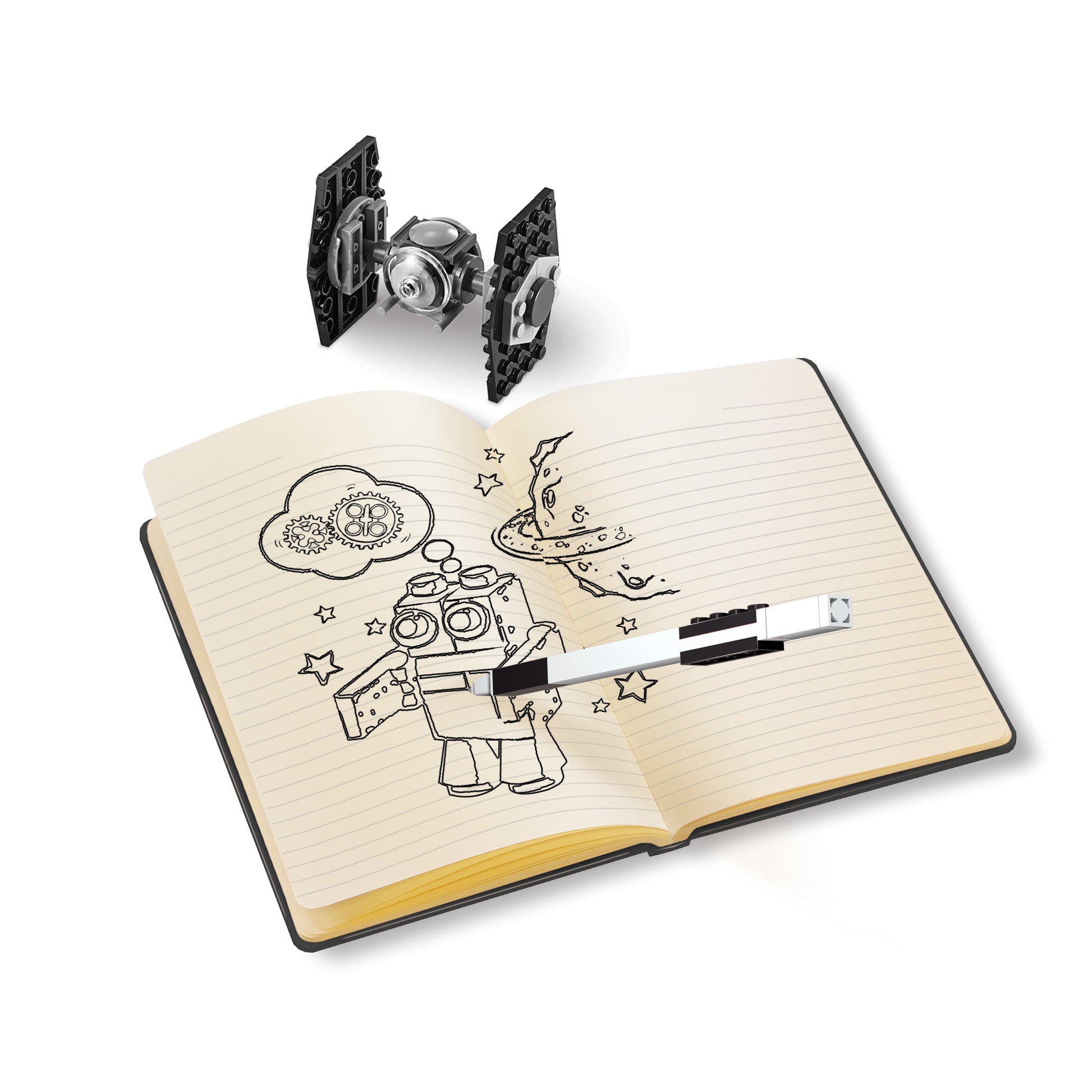 LEGO® Star Wars Tie Fighter Notebook and Pen Gift Set