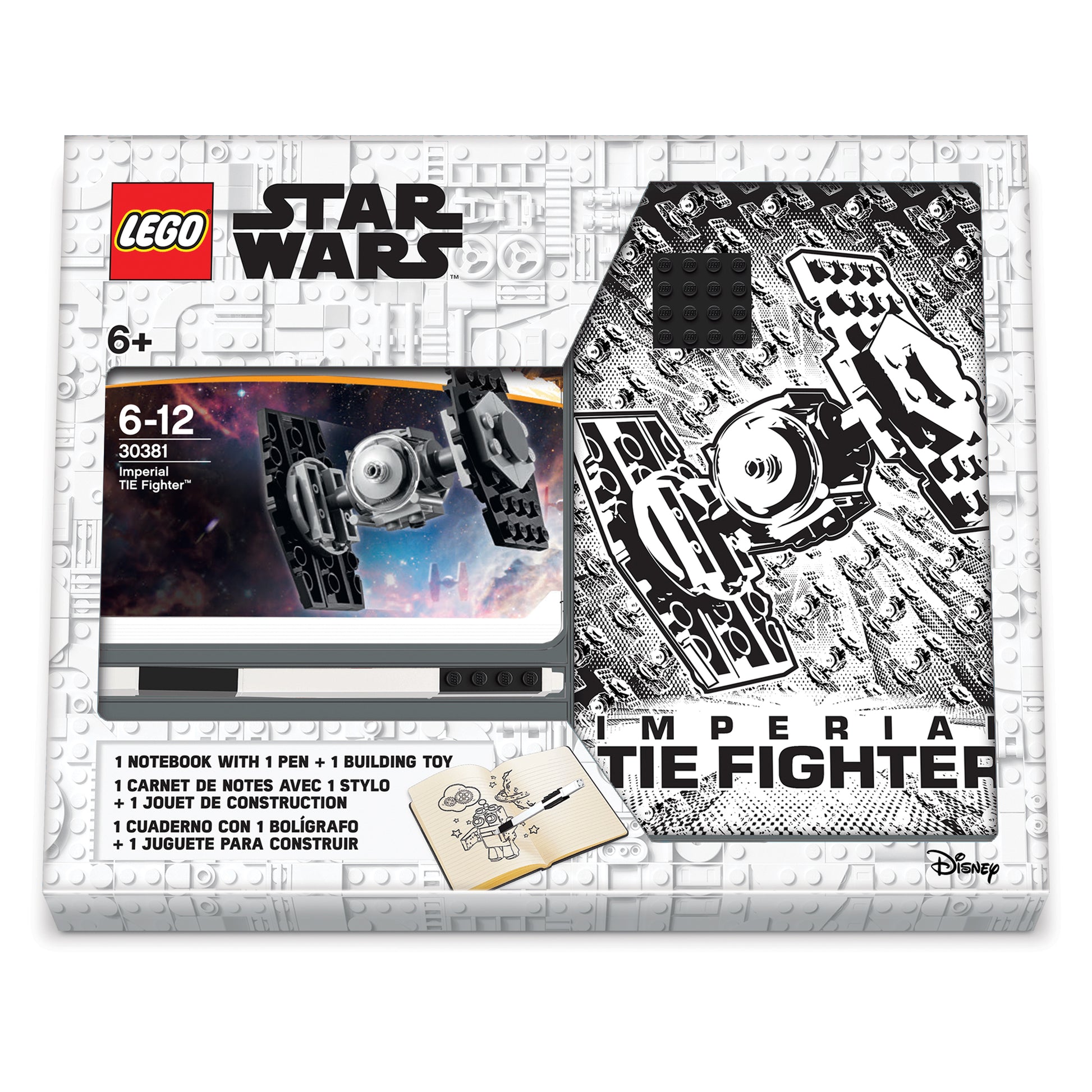 LEGO® Star Wars Tie Fighter Notebook and Pen Gift Set