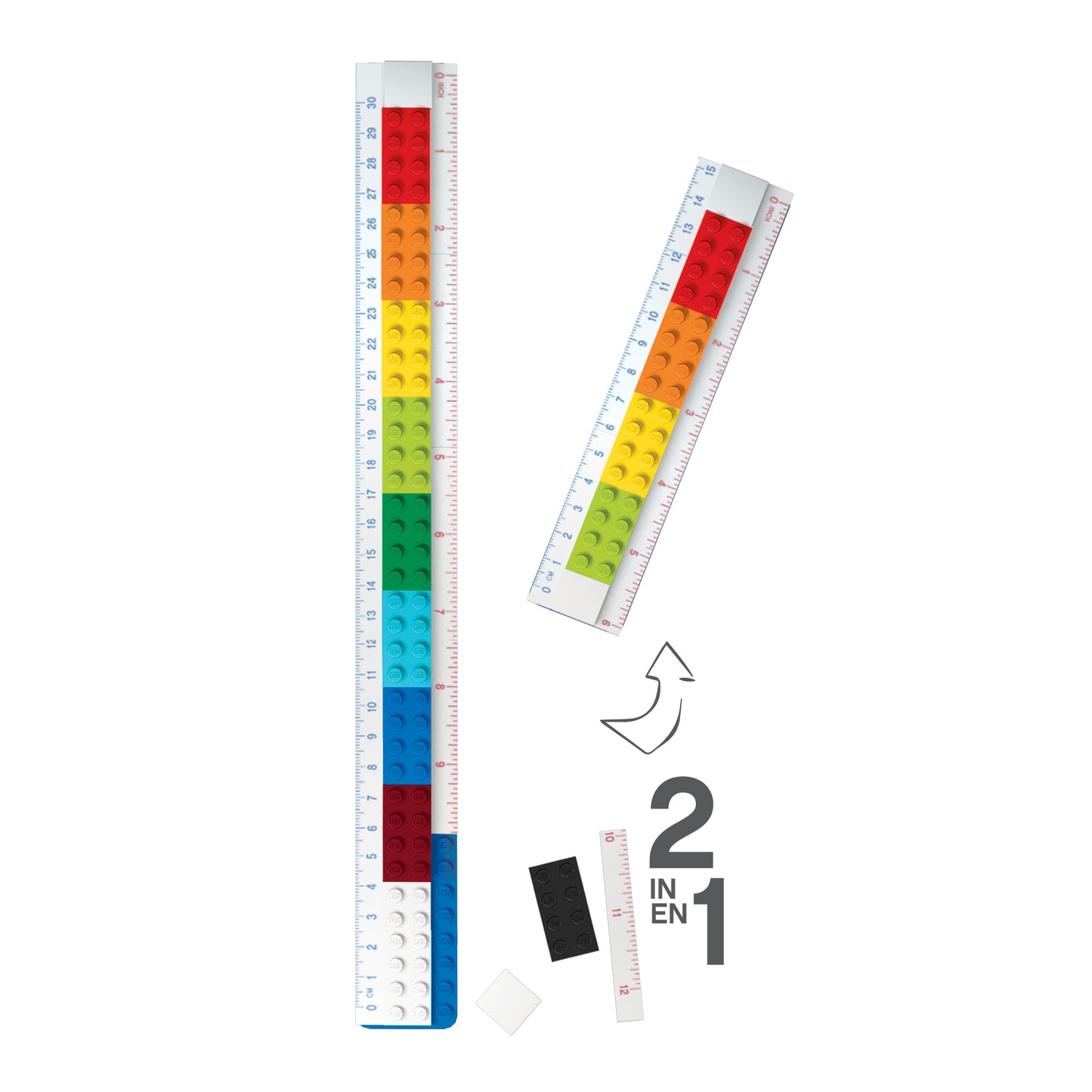 LEGO® Buildable Ruler with Minifigure