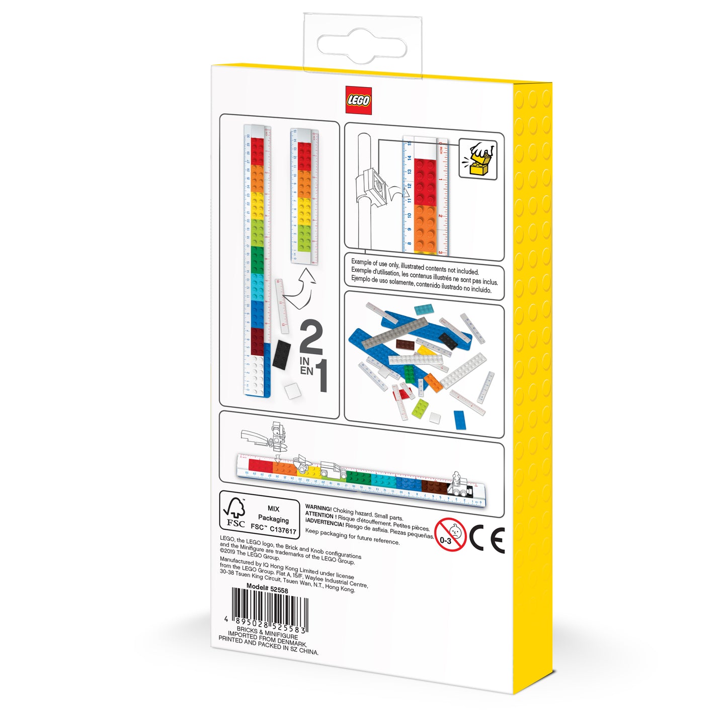 LEGO® Buildable Ruler with Minifigure