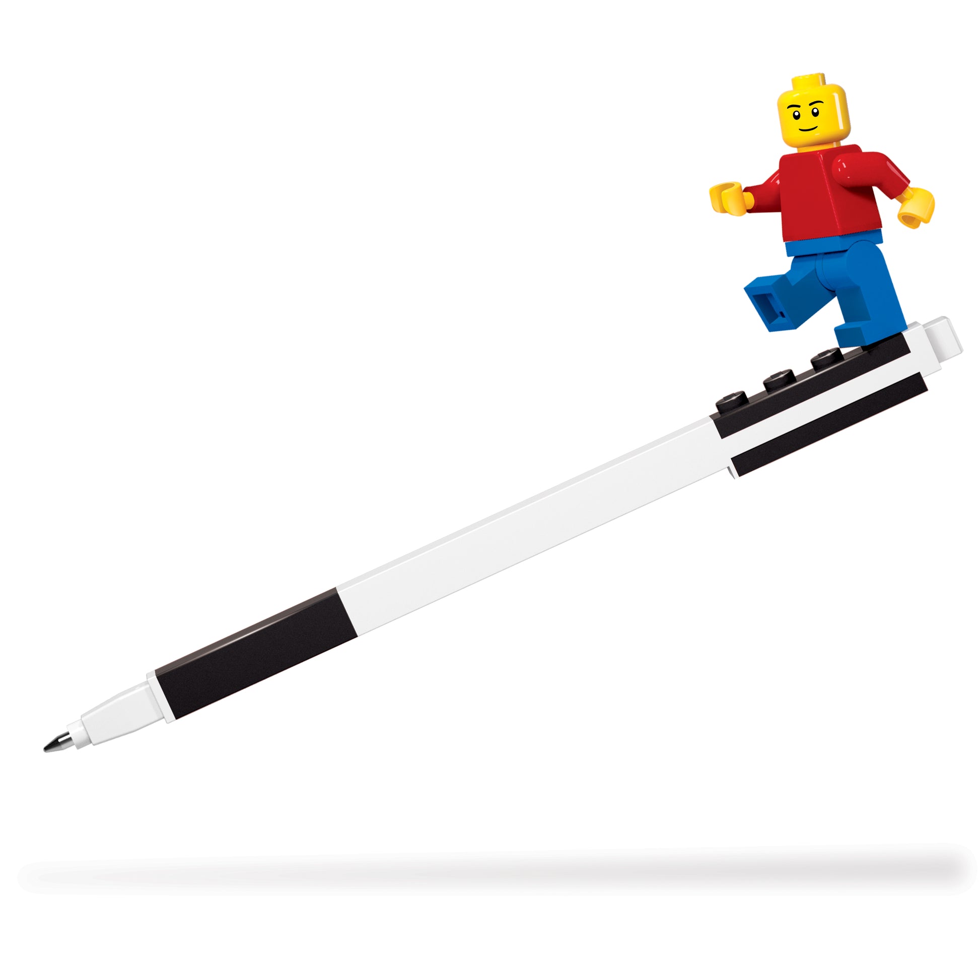 LEGO® Black Gel Pen with Minifigure Pen Pal