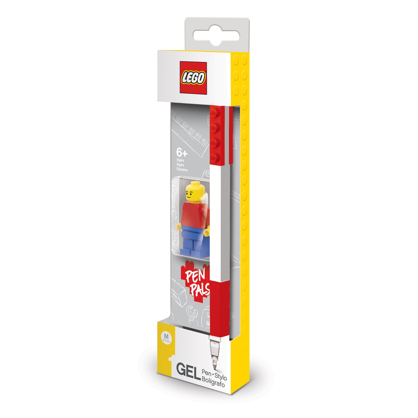 LEGO® Red Gel Pen with Minifigure Pen Pal