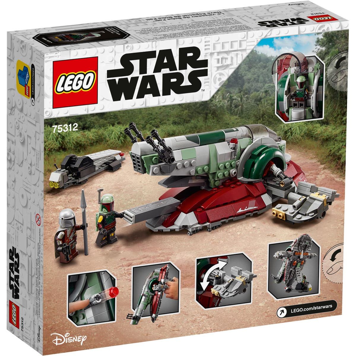 LEGO Star Wars Boba Fett’s Starship Set 75312