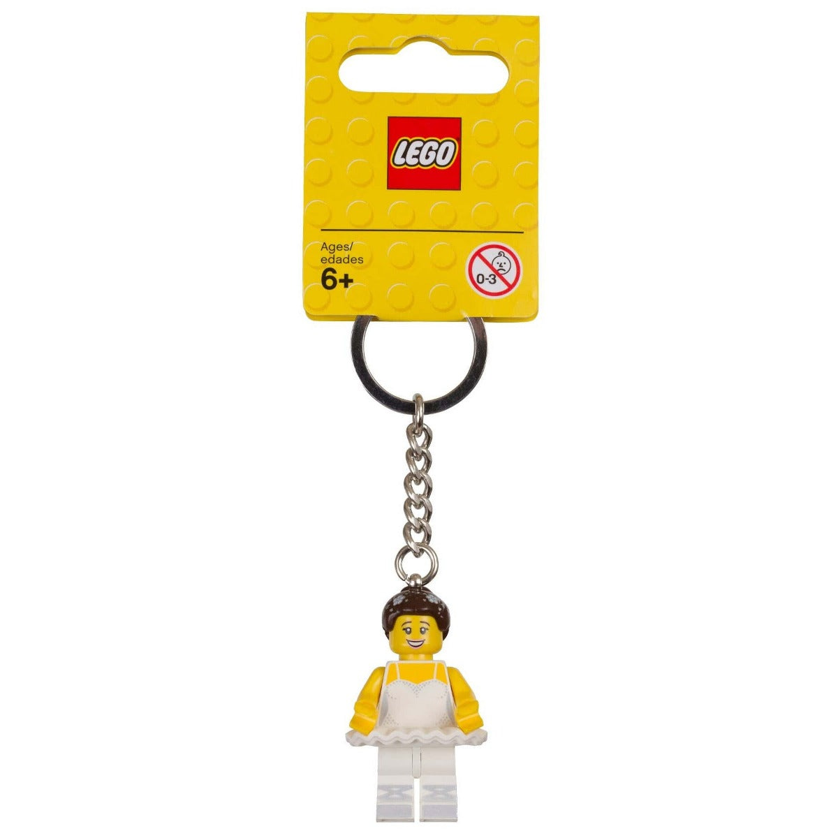 Callerina Key LEGOยฎ Ballerina Key Chain Keyring โ Brick Overload