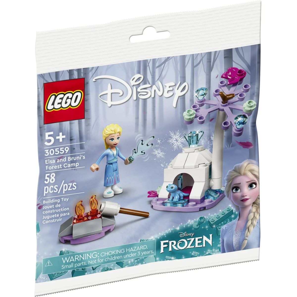 LEGO® Disney Frozen Princess Elsa and Bruni’s Forest Camp Polybag 30559