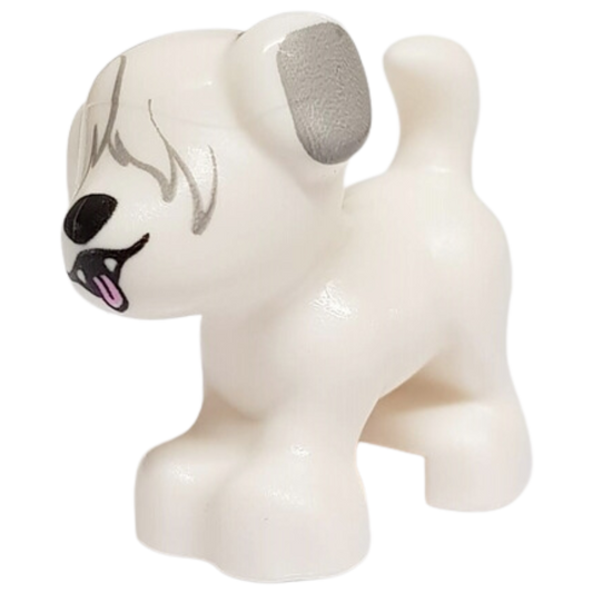 LEGO® Friends Animal White Puppy Standing Dog