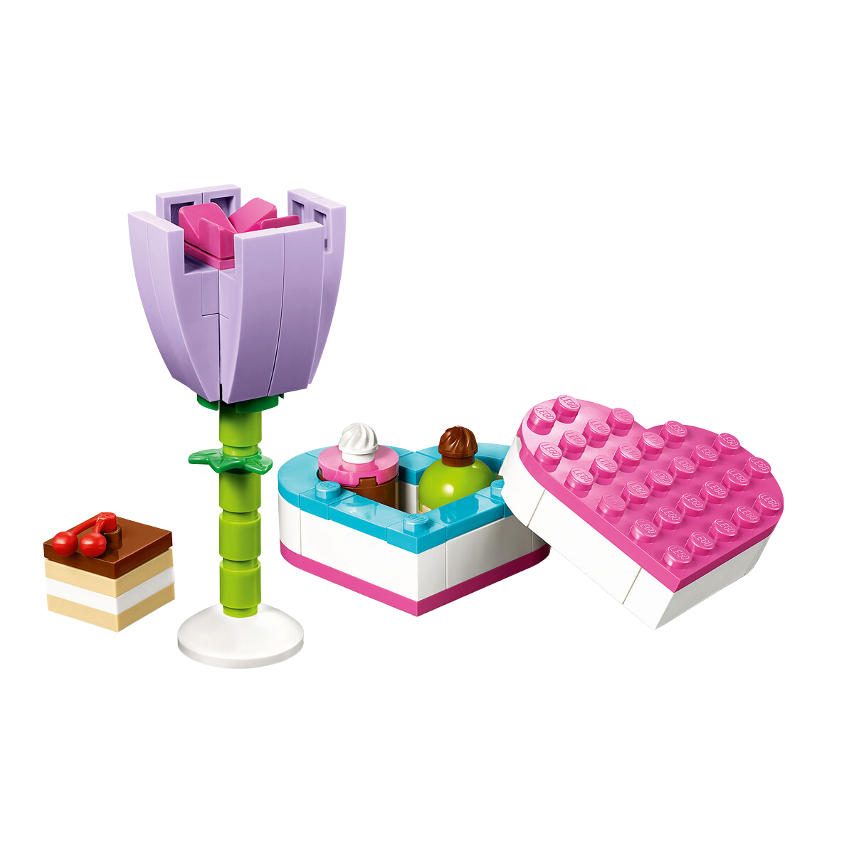 LEGO® Friends Chocolate Box & Flower Polybag 30411